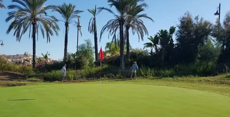 hoyo 9 aguilas golf par 3 murcia